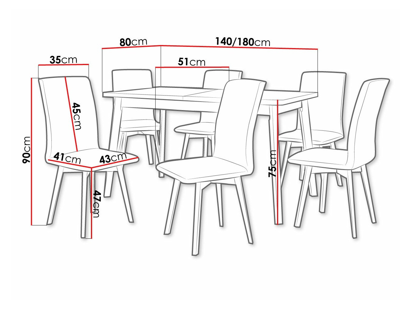 Étkezőgarnitúra Victorville 291 (Sonoma tölgy + Fehér)