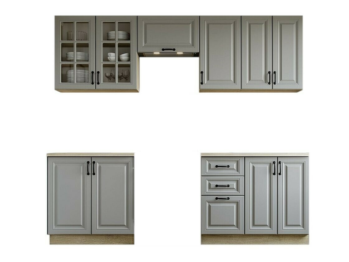 Konyhabútor Houston 1877 (Szürke)