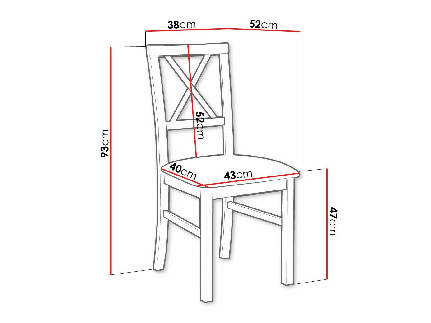 Szék Victorville 156 (Fehér)