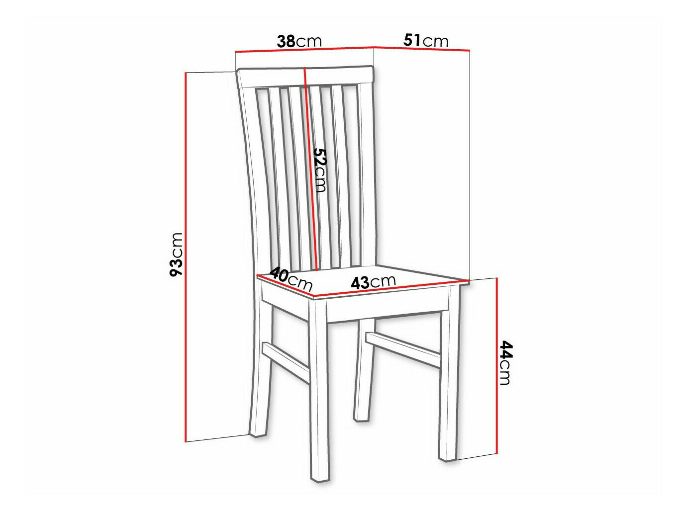Szék Victorville 159 (Fekete)