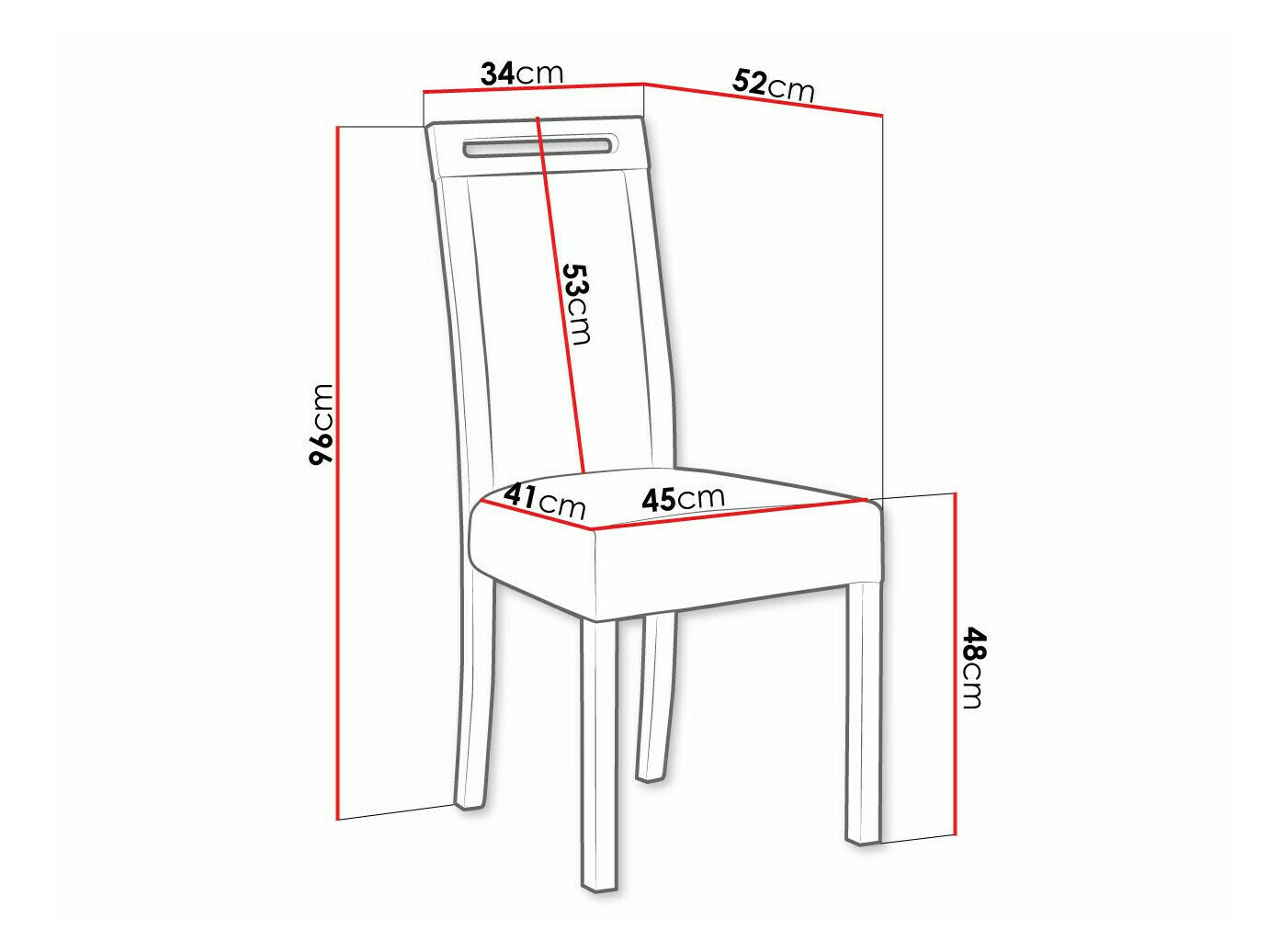 Szék Victorville 162 (Fekete)