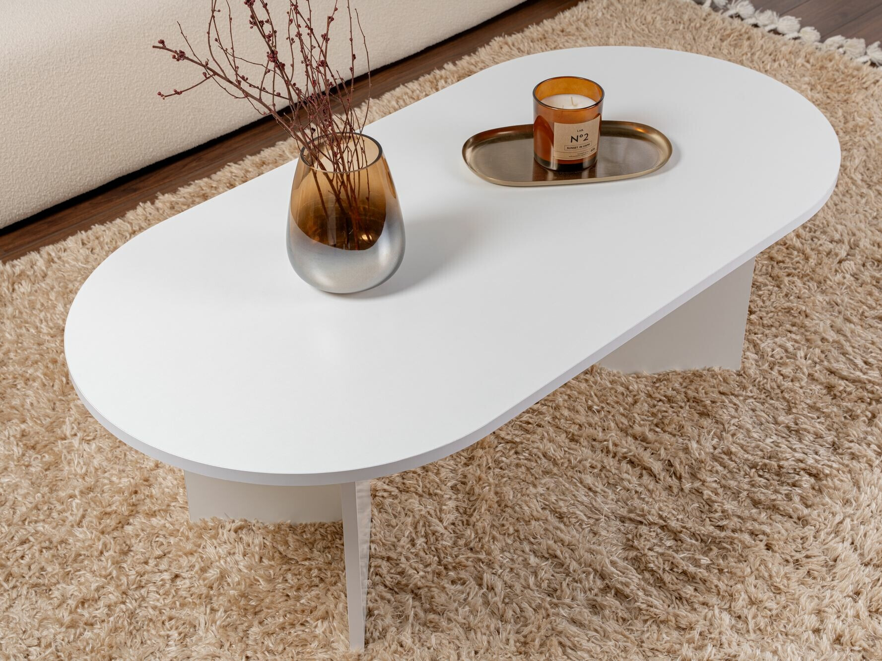 Dohányzóasztal Novato 111 (Fehér)