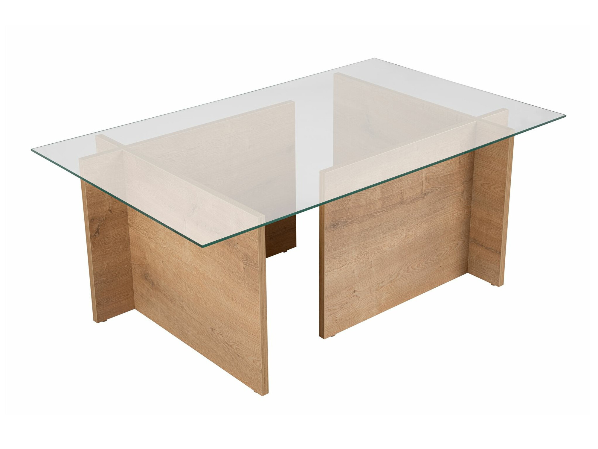 Dohányzóasztal Novato 112 (Mézes tölgy)