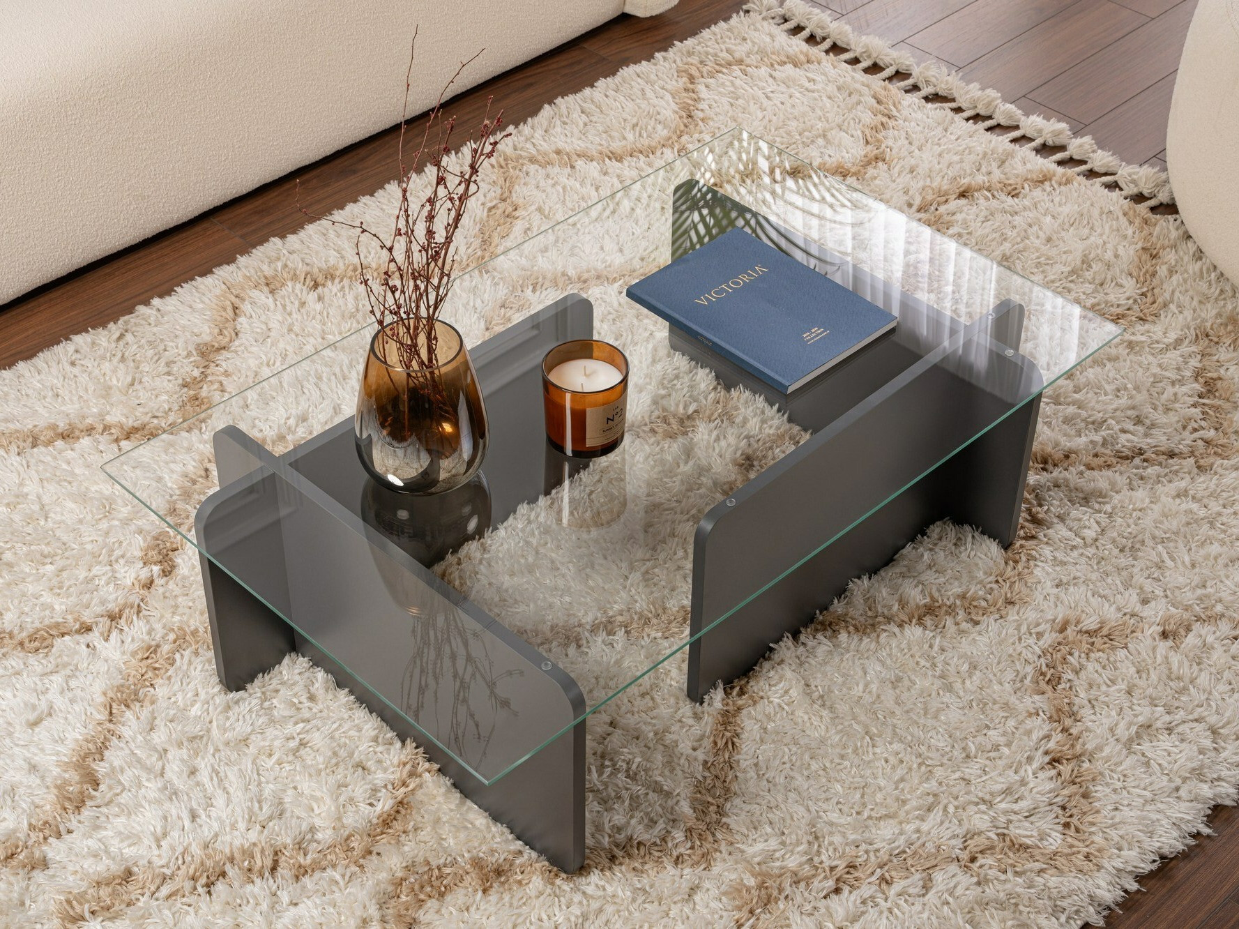 Dohányzóasztal Novato 113 (Antracit)