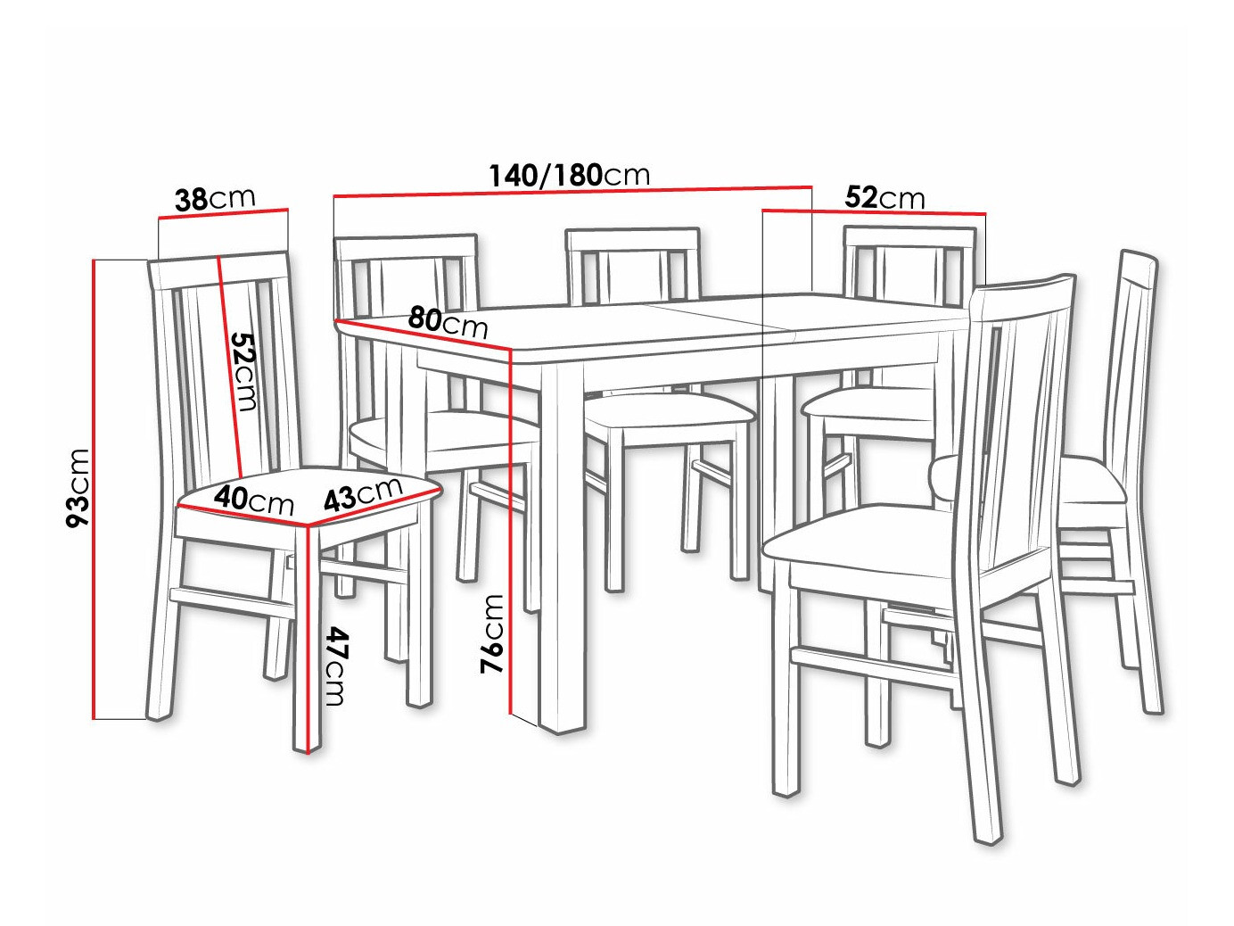 Étkezőgarnitúra Victorville 311 (Dió)