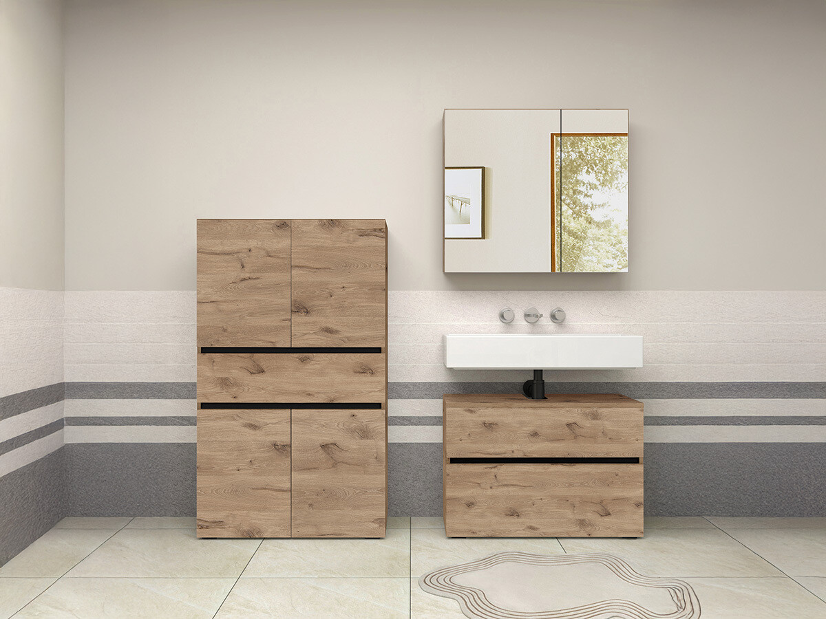 Mosdó alatti szekrény Soncamu 109 (Tölgy)