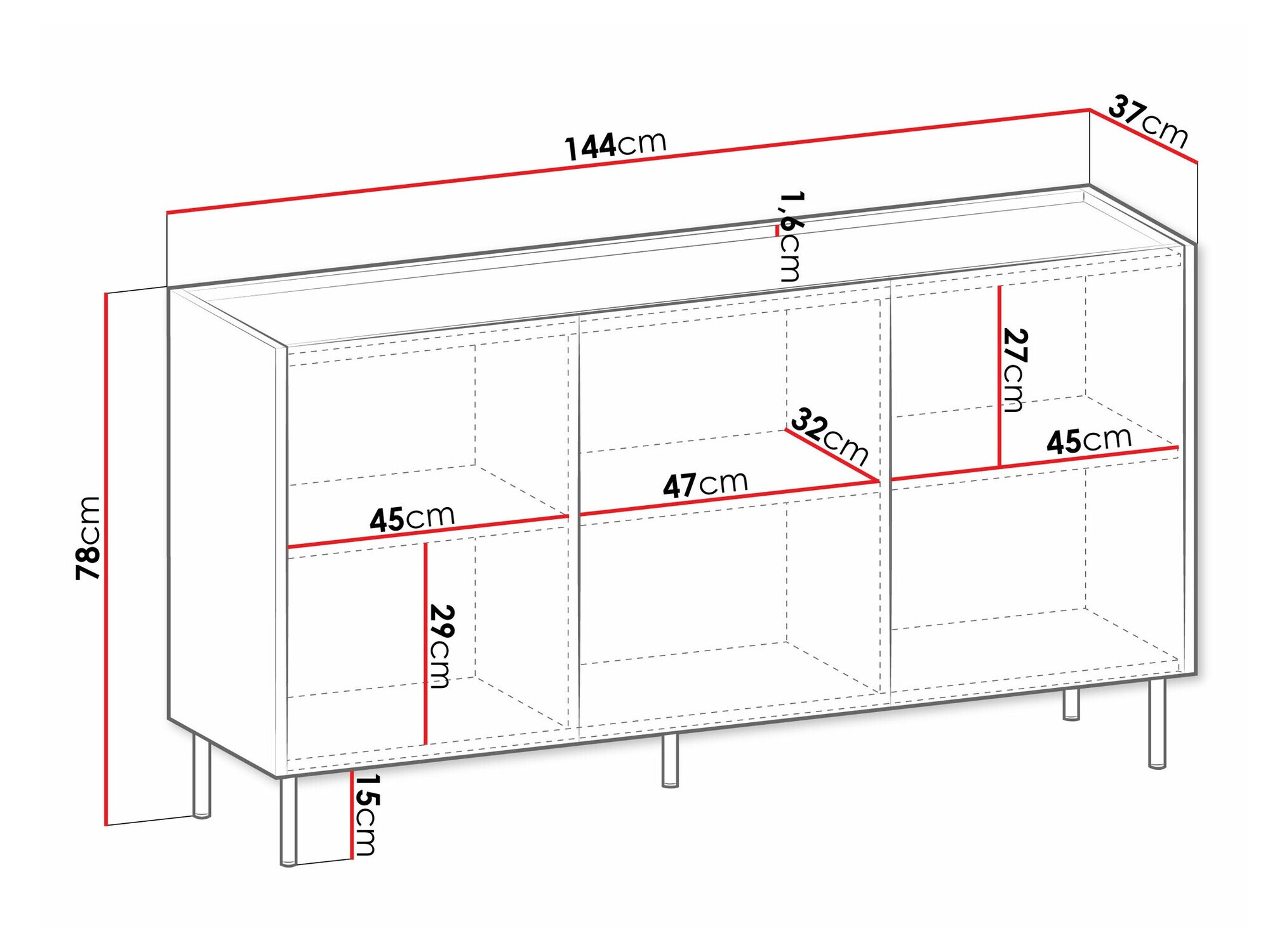 Szekrény Comfivo Belviro 100