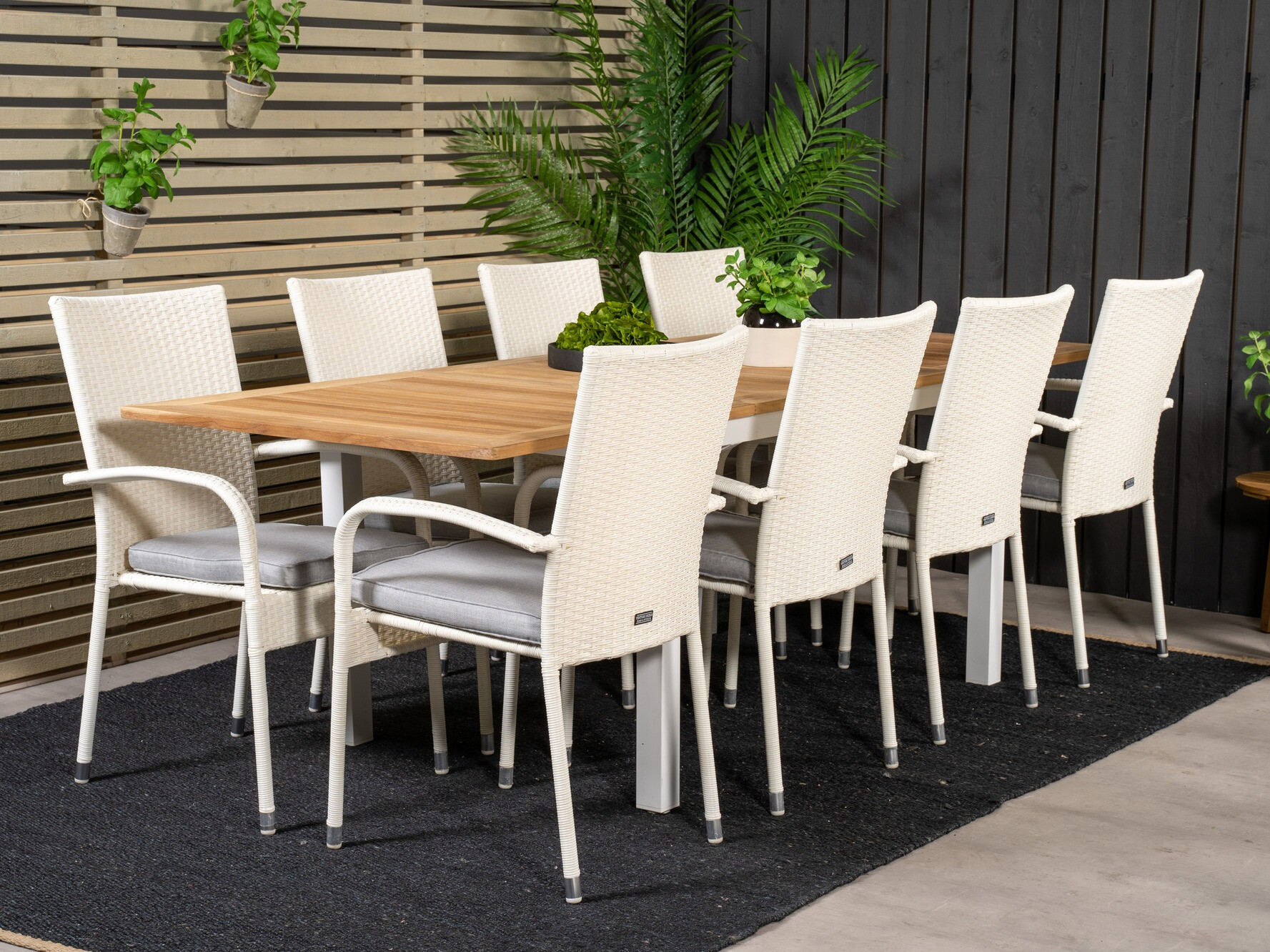 Asztal és szék garnitúra Dallas 2376