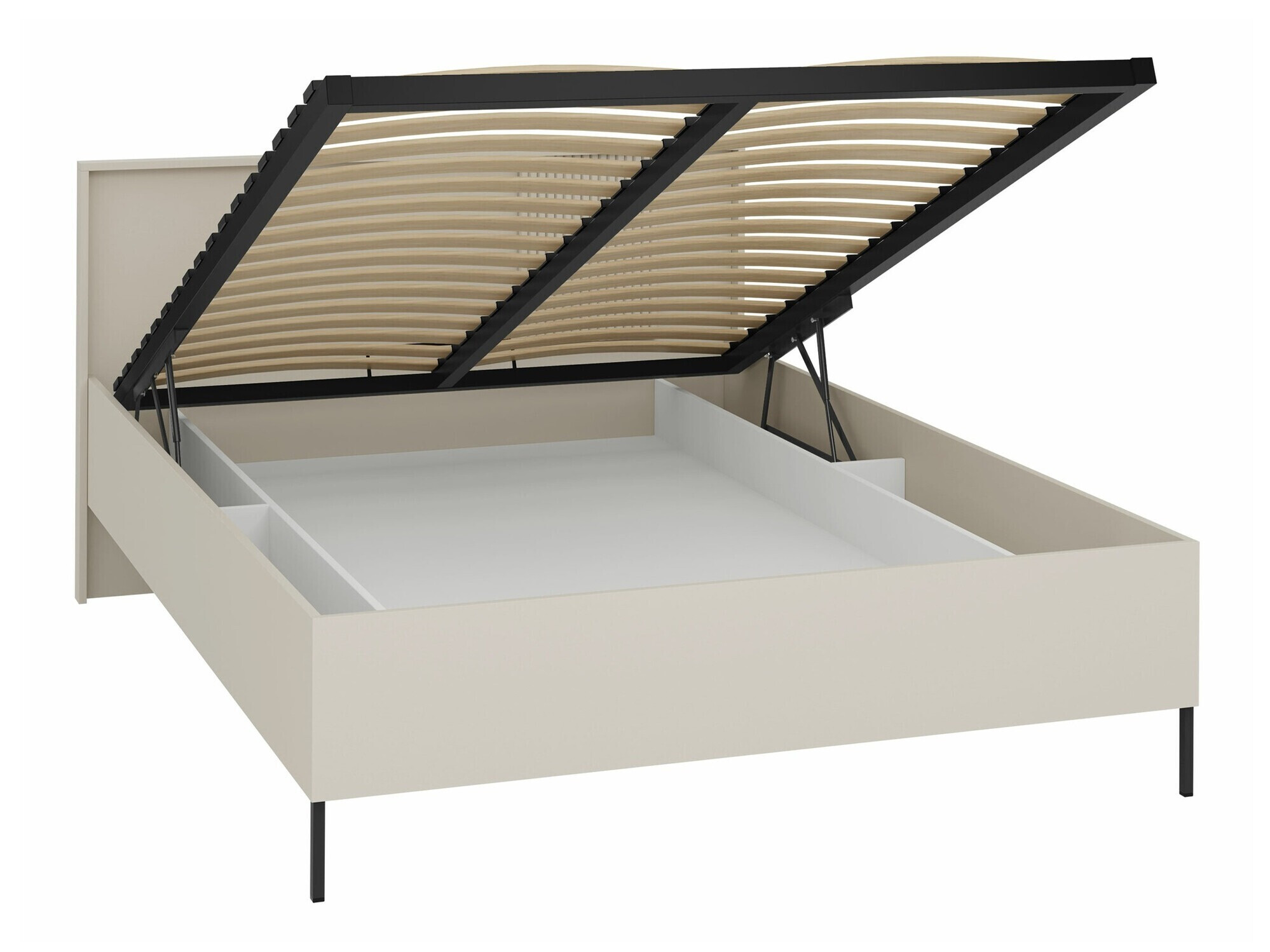 Ágy Lunole 105 (Artisan tölgy + Fekete)