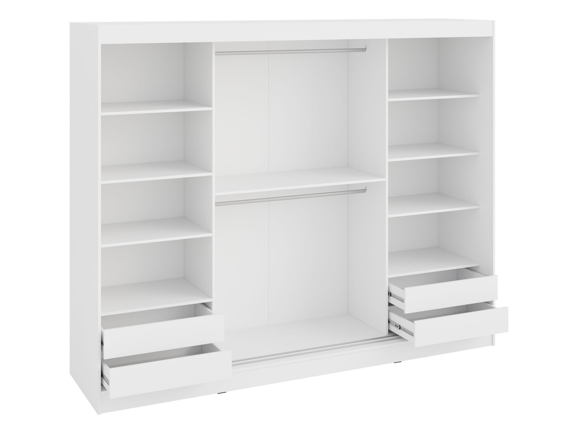 Gardróbszekrény Comfivo Opus (Fekete)