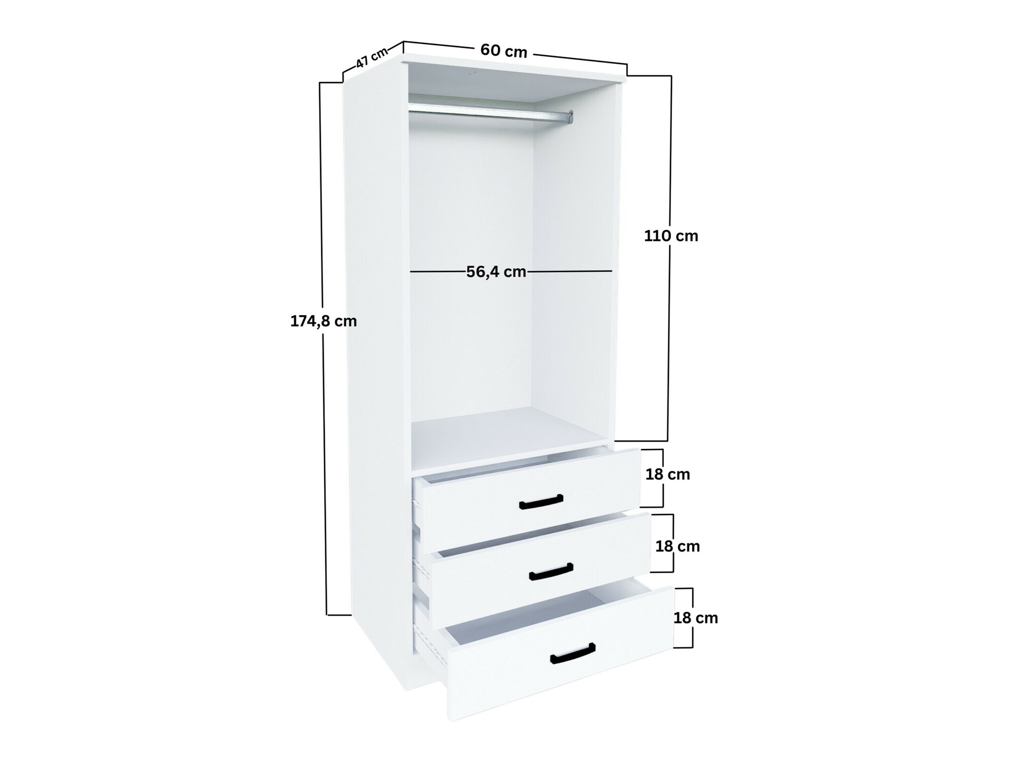 Gardróbszekrény Kailua 2419
