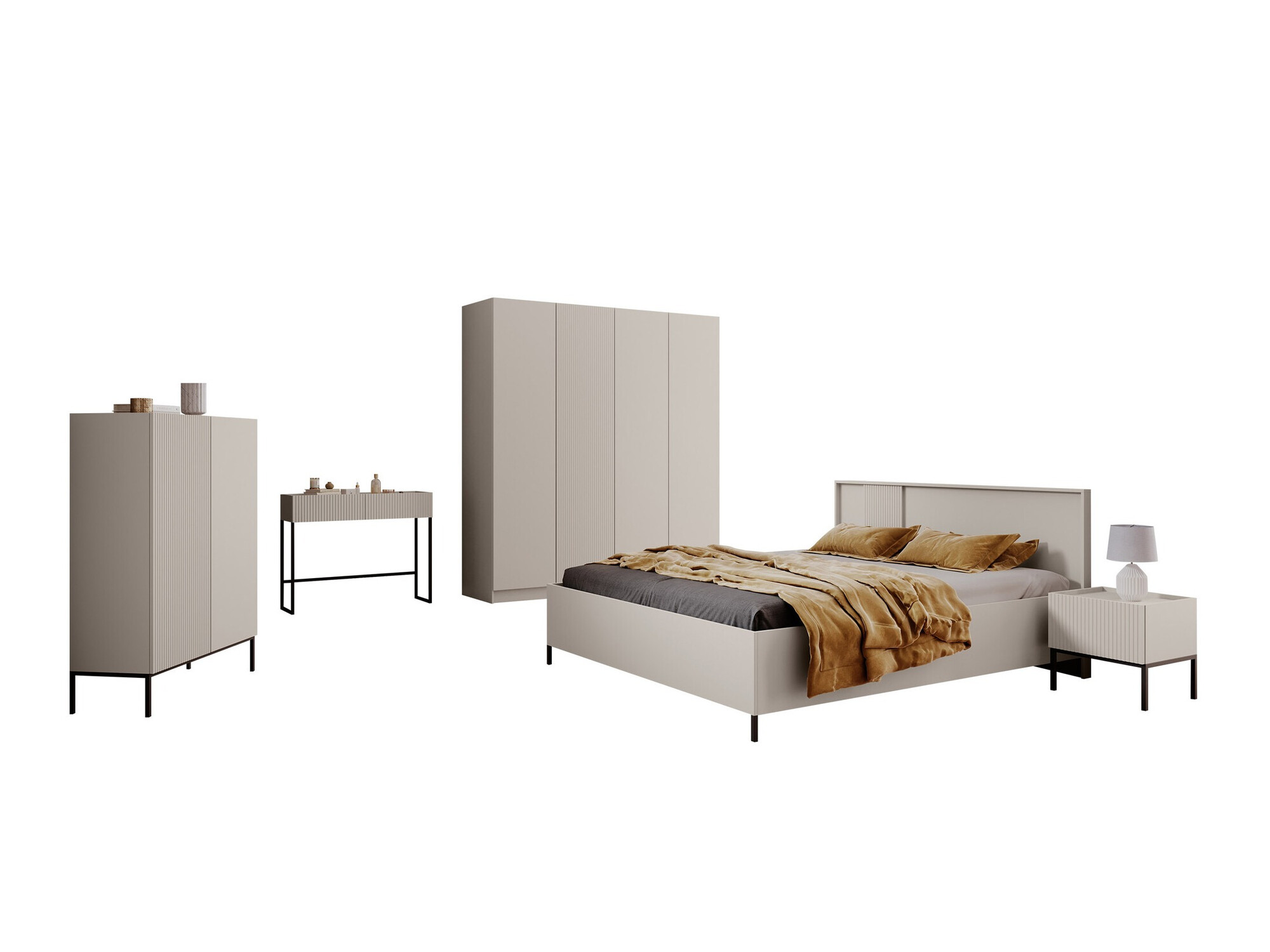 Hálószoba garnitúra Lunole 111 (Kasmír)