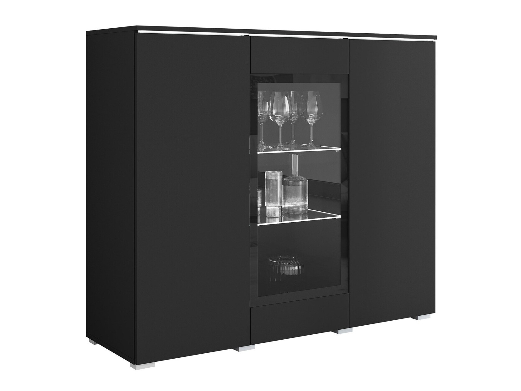 Szekrény Sarasota 186 (Grafit)