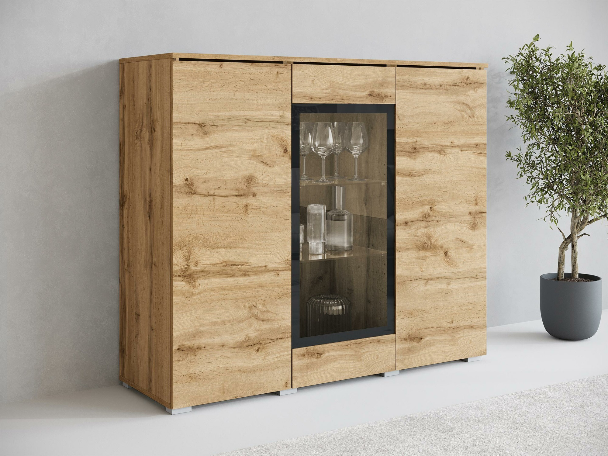 Szekrény Sarasota 186 (Wotan tölgy)