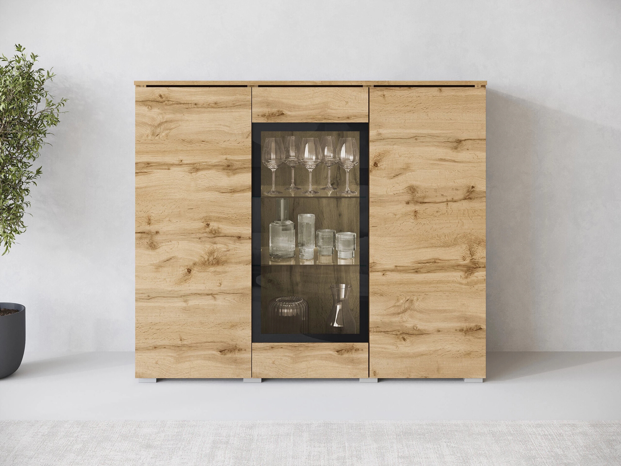 Szekrény Sarasota 186 (Wotan tölgy)