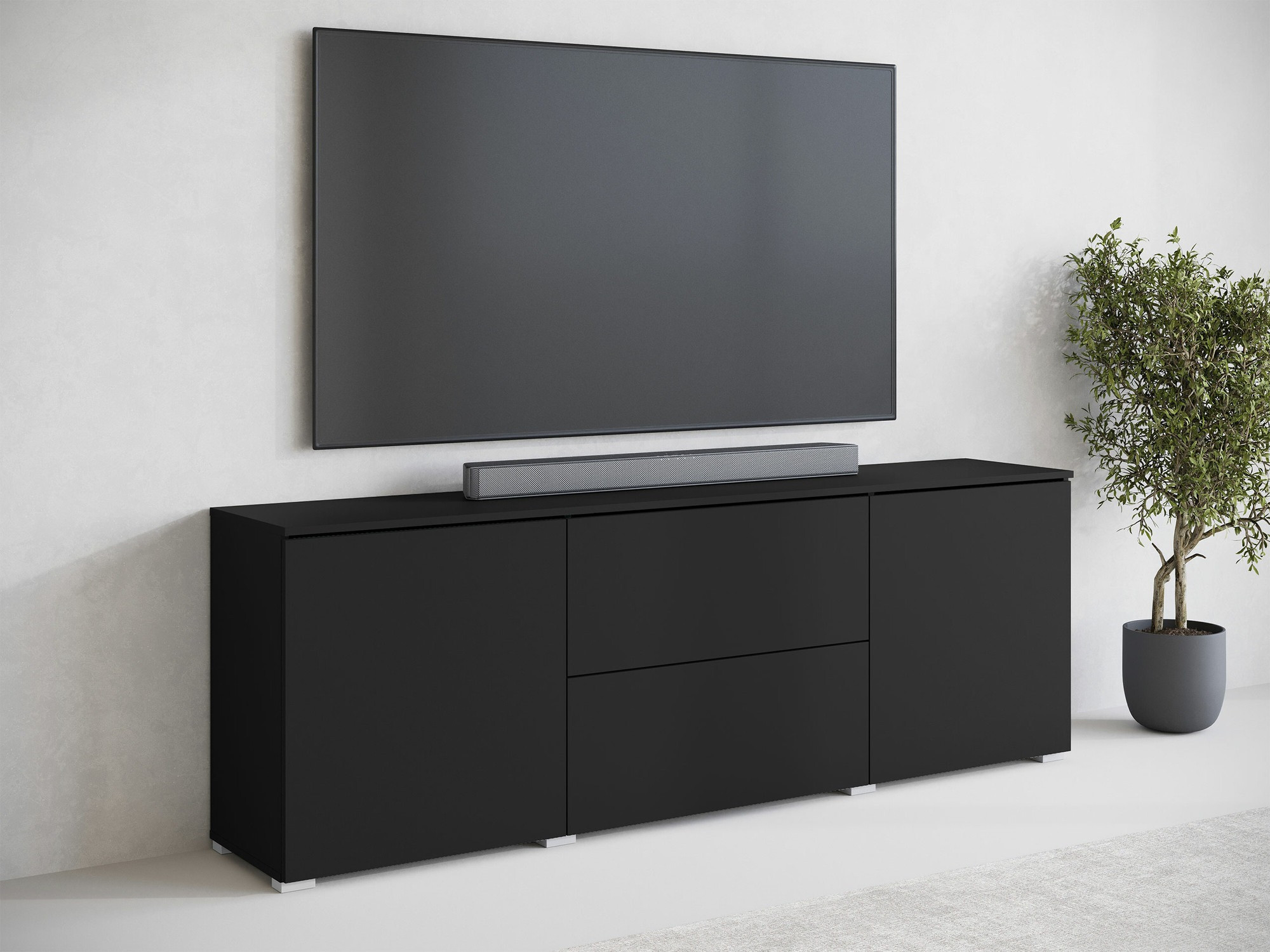 TV-állvány Mirfivo 104 (Grafit)