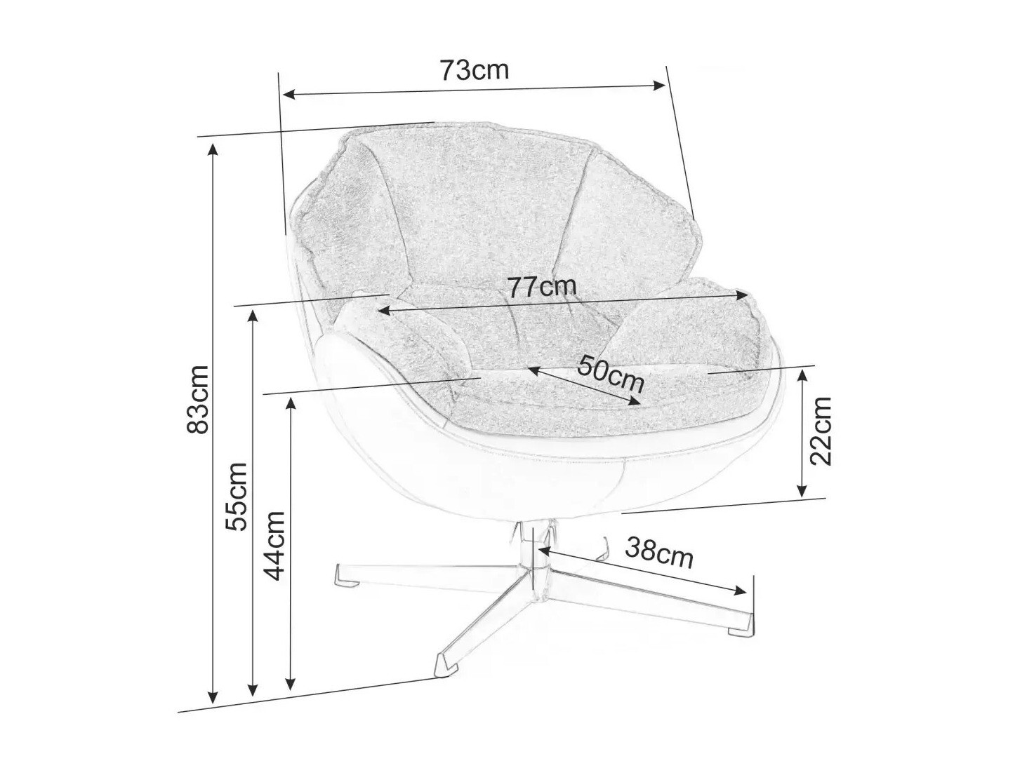 Fotel Detroit 699 (Bézs)