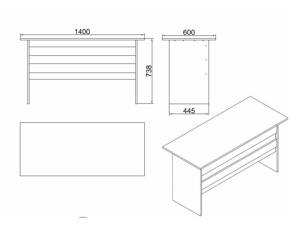 Íróasztal Kailua 2425