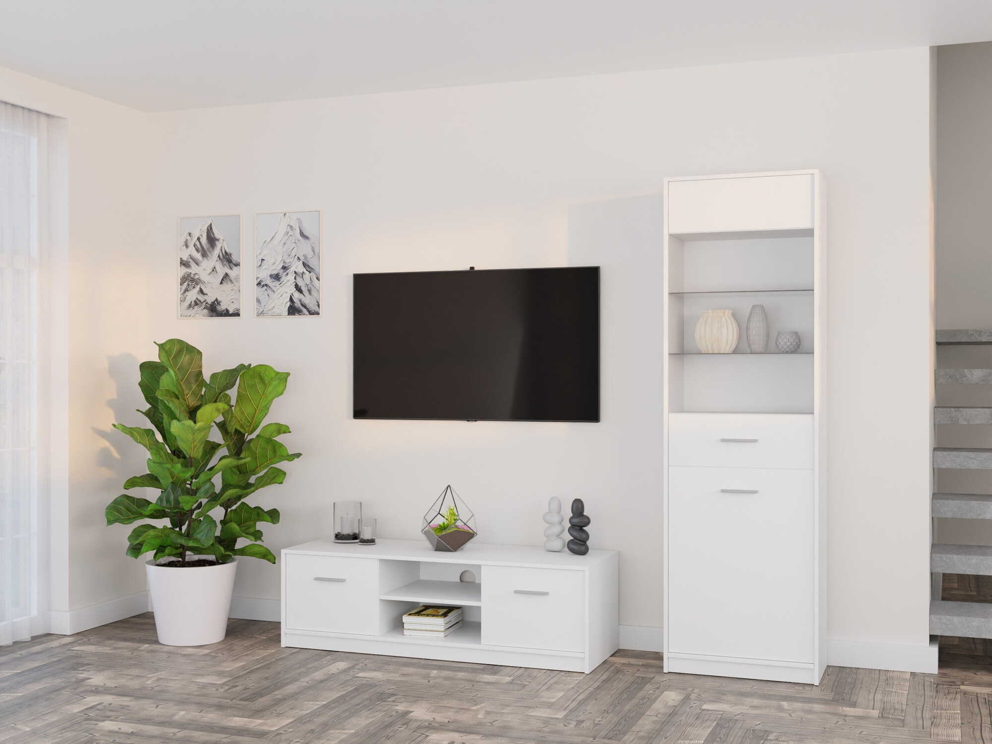 Nappali szett Novsore 161 (Fehér)