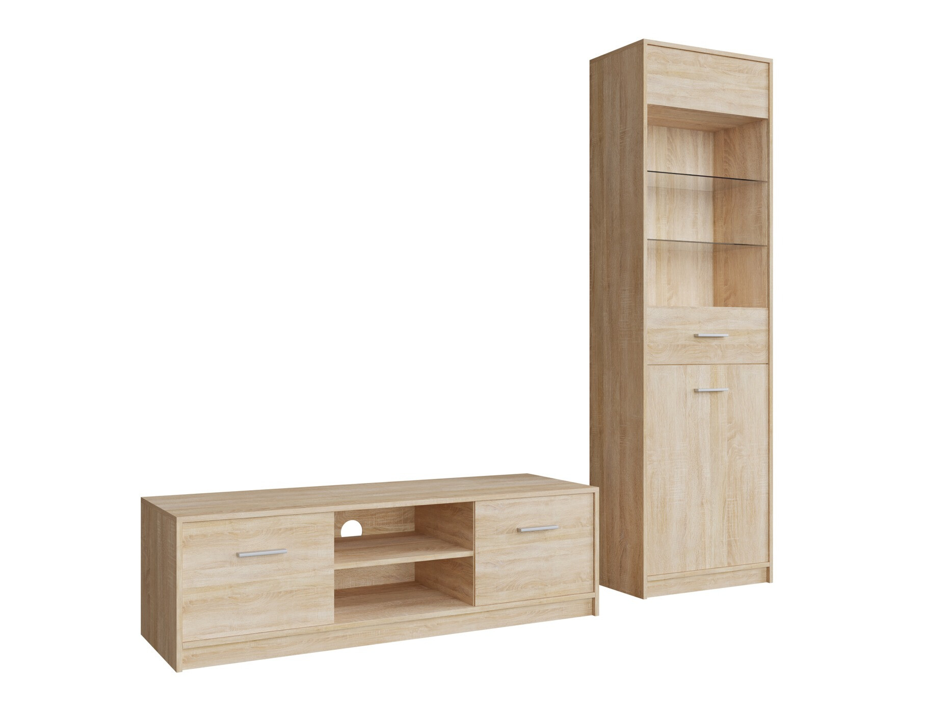 Nappali szett Novsore 161 (Sonoma tölgy)