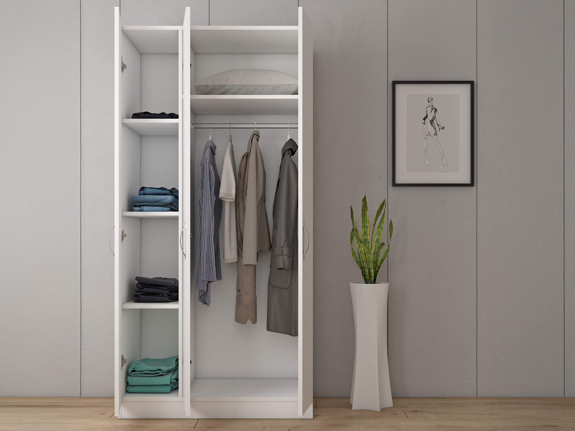 Gardróbszekrény Kailua 2410