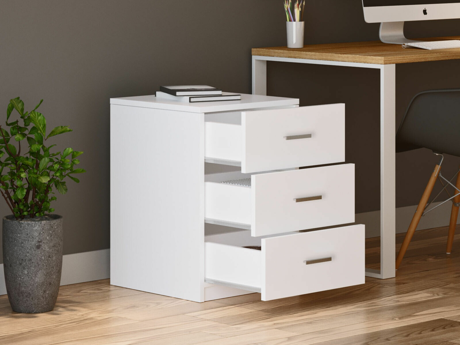 Görgős konténer Kailua 2427 (Fehér)