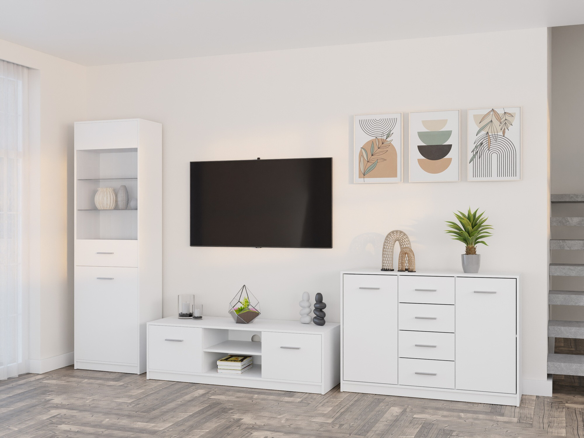 Nappali szett Novsore 162 (Fehér)