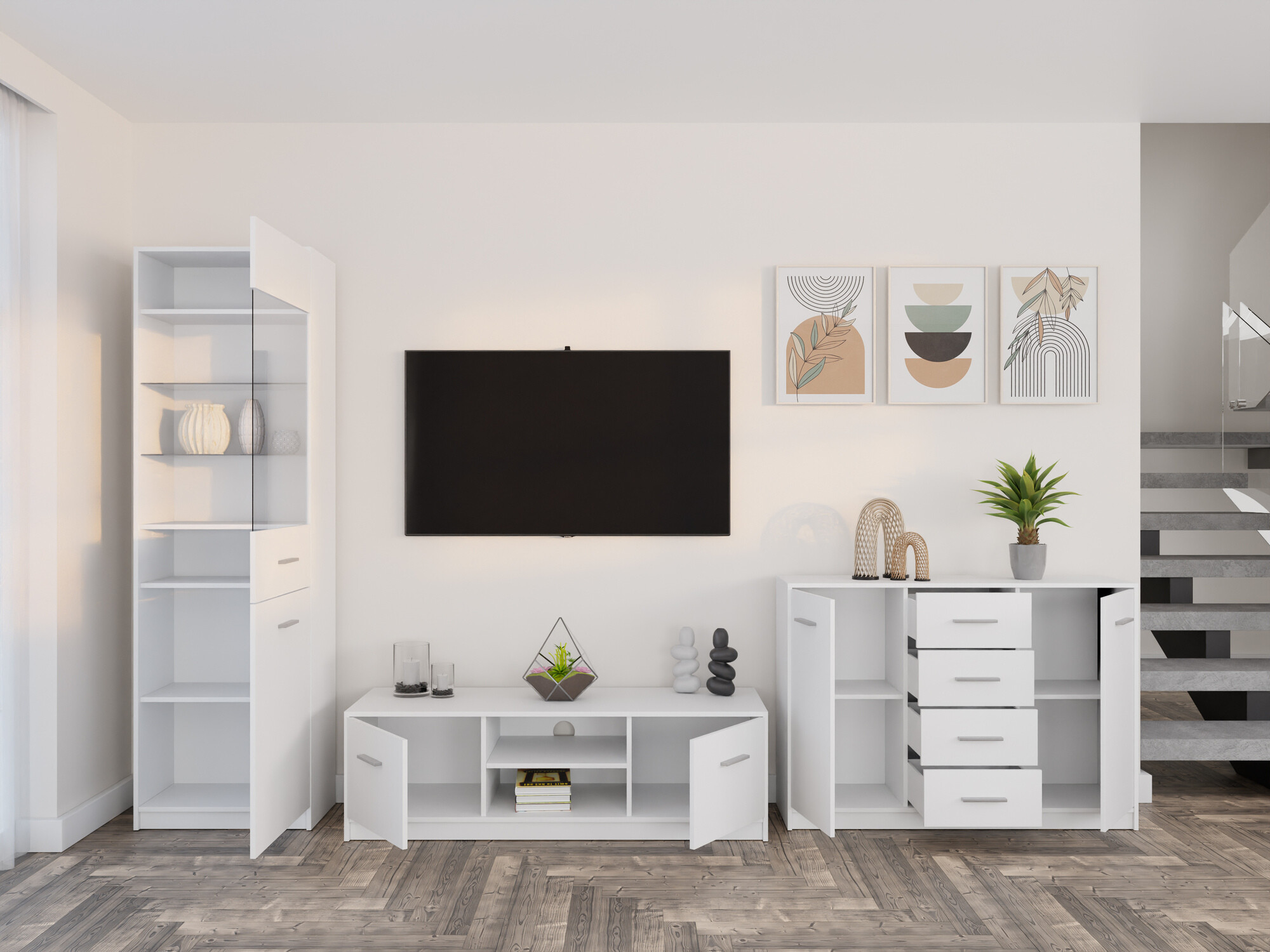 Nappali szett Novsore 162 (Fehér)