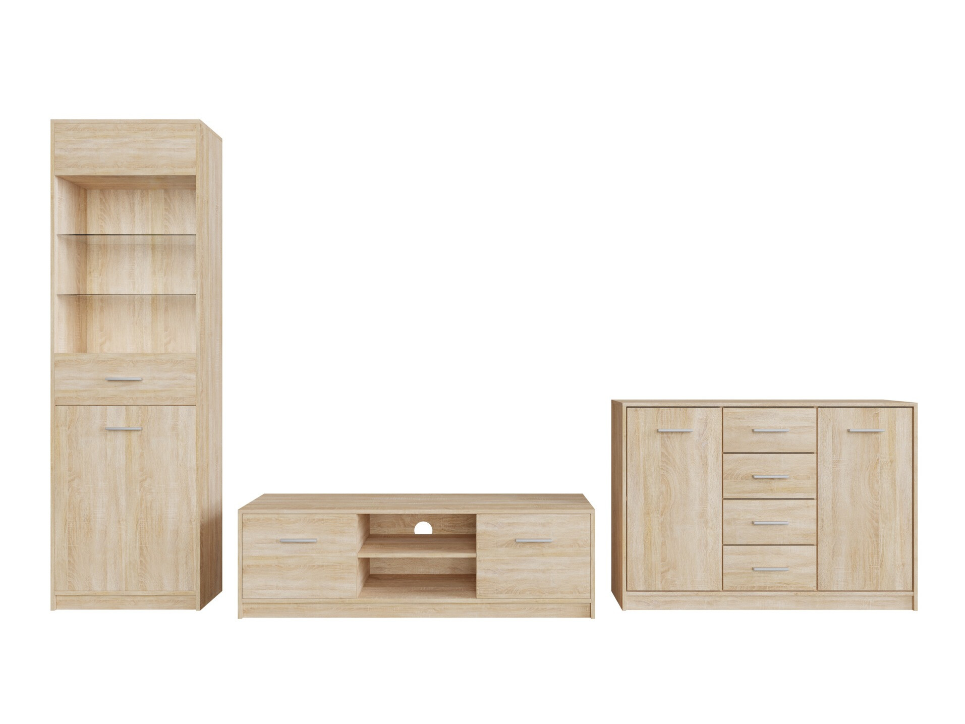 Nappali szett Novsore 162 (Sonoma tölgy)