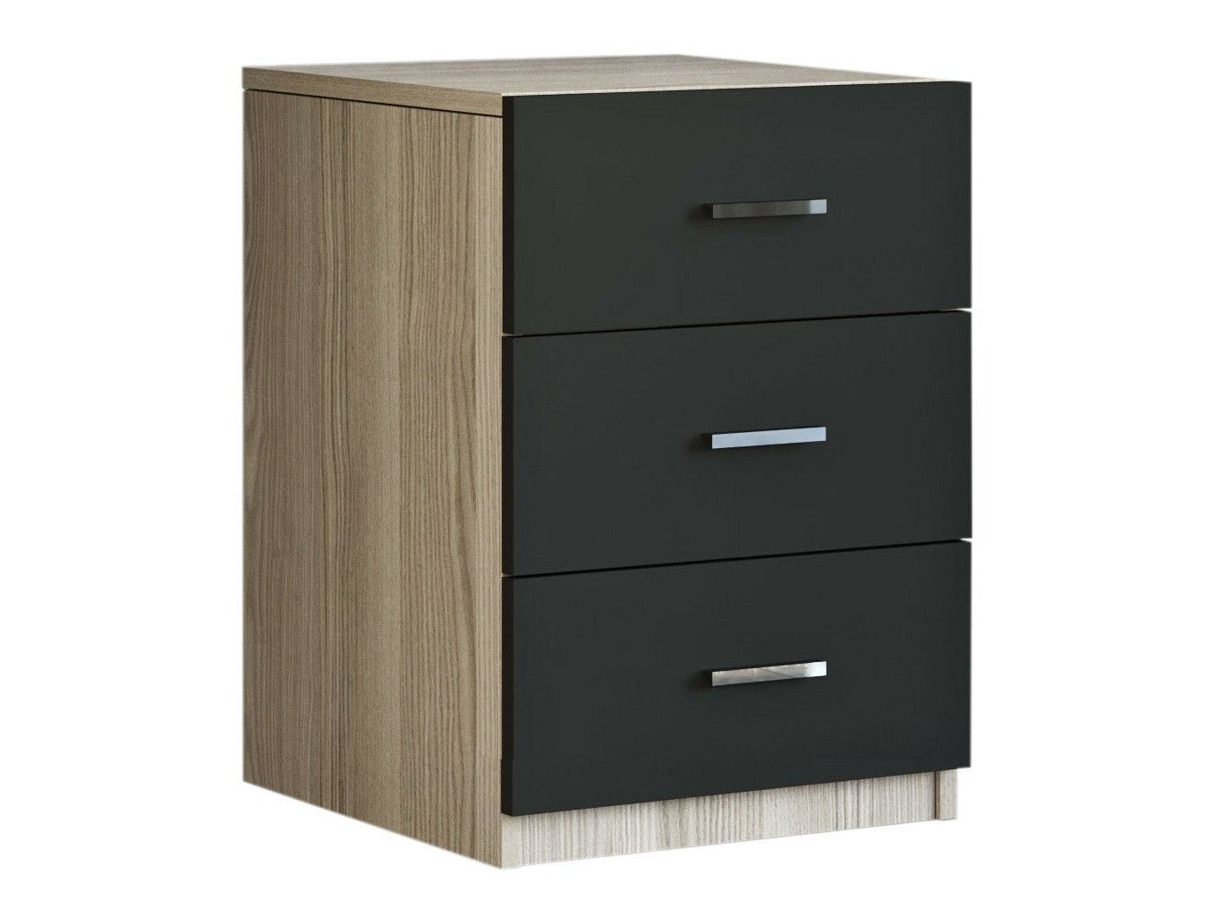 Tároló Kailua 2427 (Fekete + Tölgy)