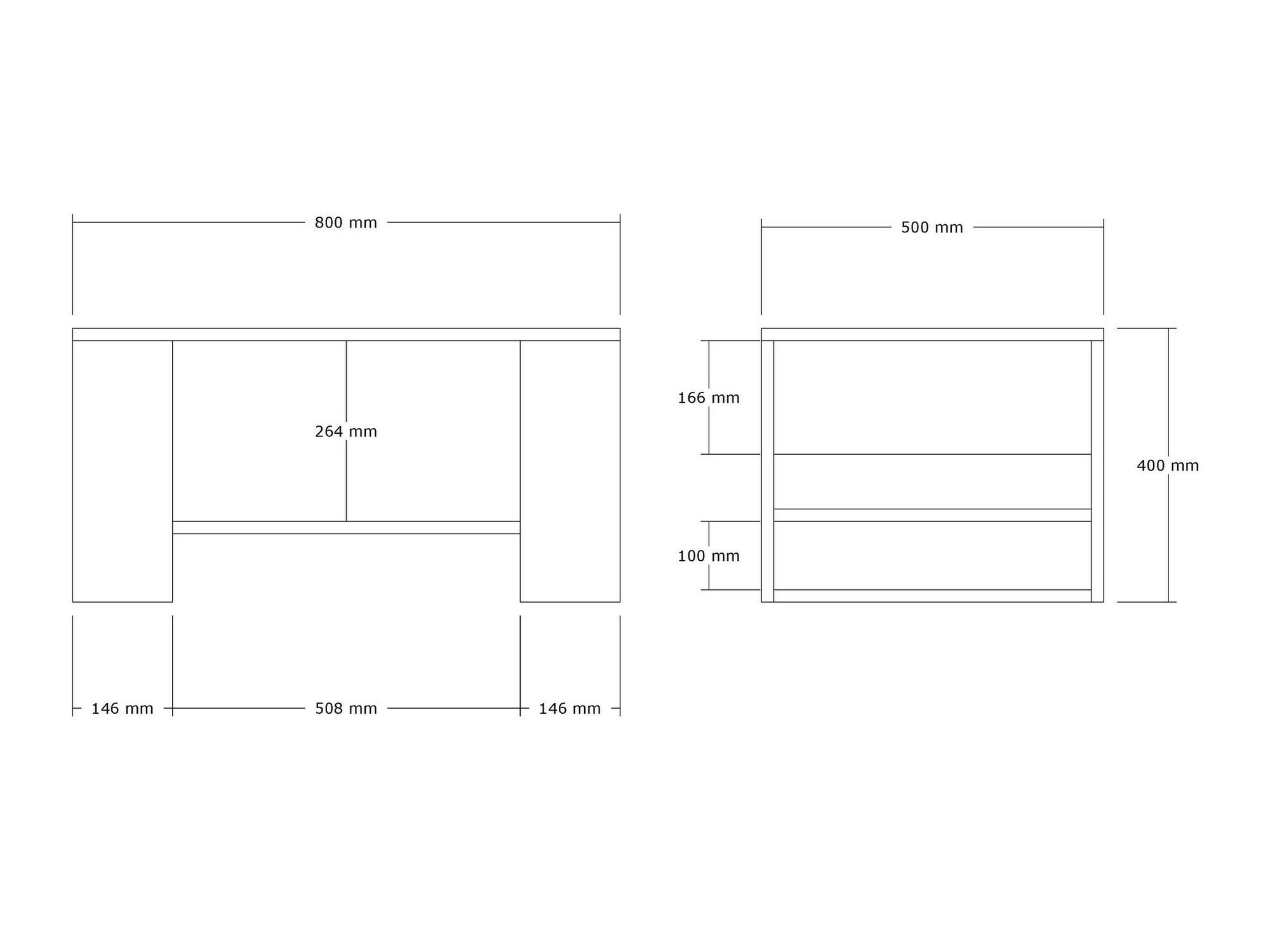 Dohányzóasztal Kailua 2437