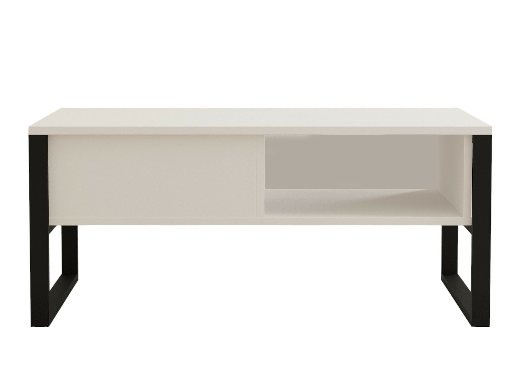 Dohányzóasztal Kailua 2687 (Fehér + Fekete)