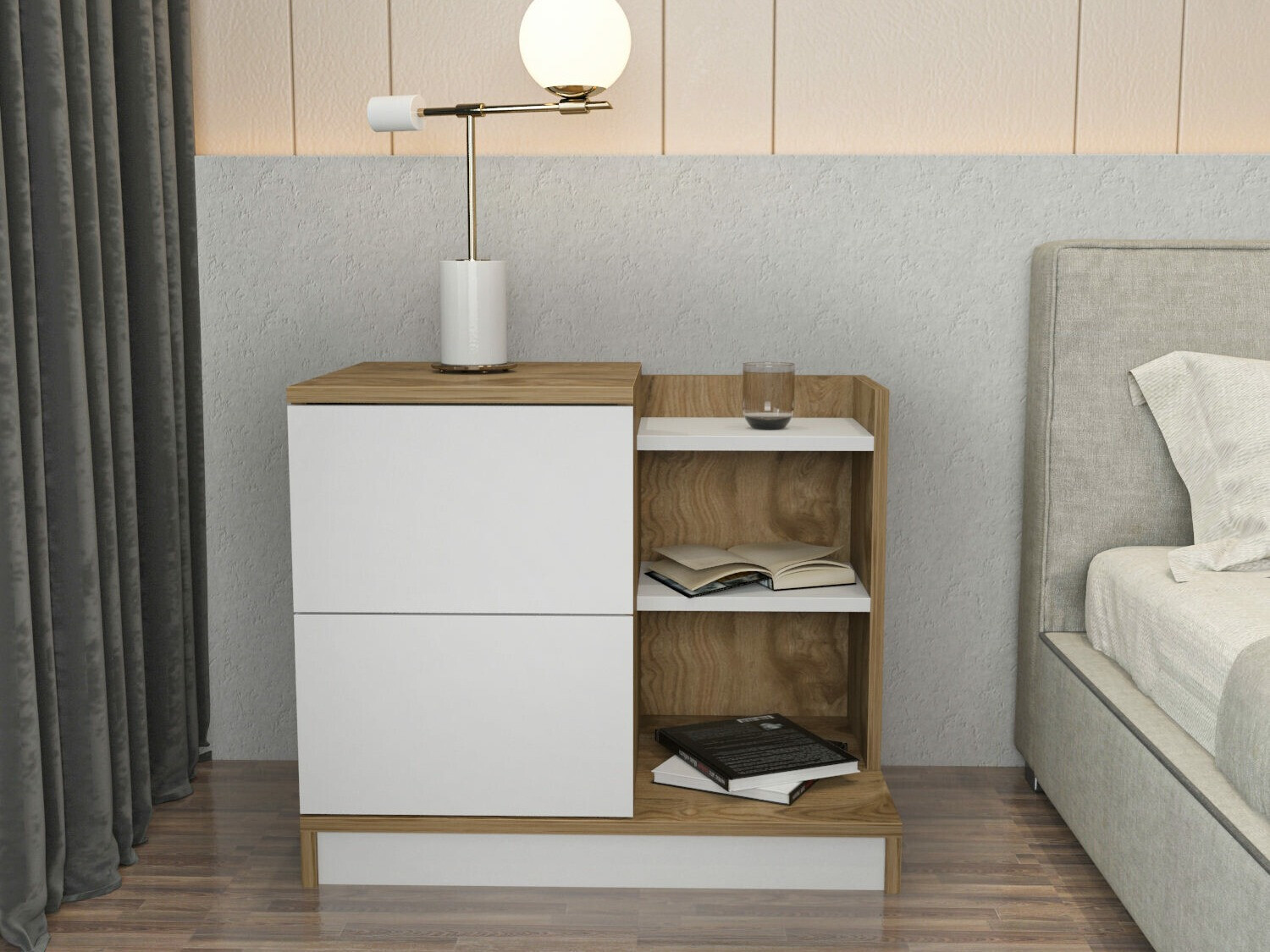 Éjjeliszekrény Kailua 2444