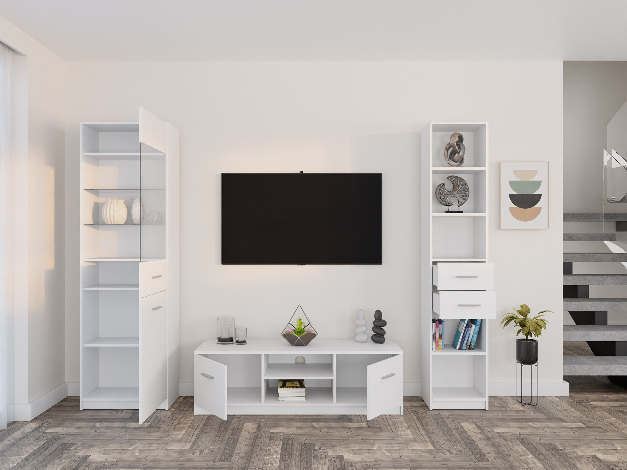 Nappali szett Novsore 163 (Fehér)