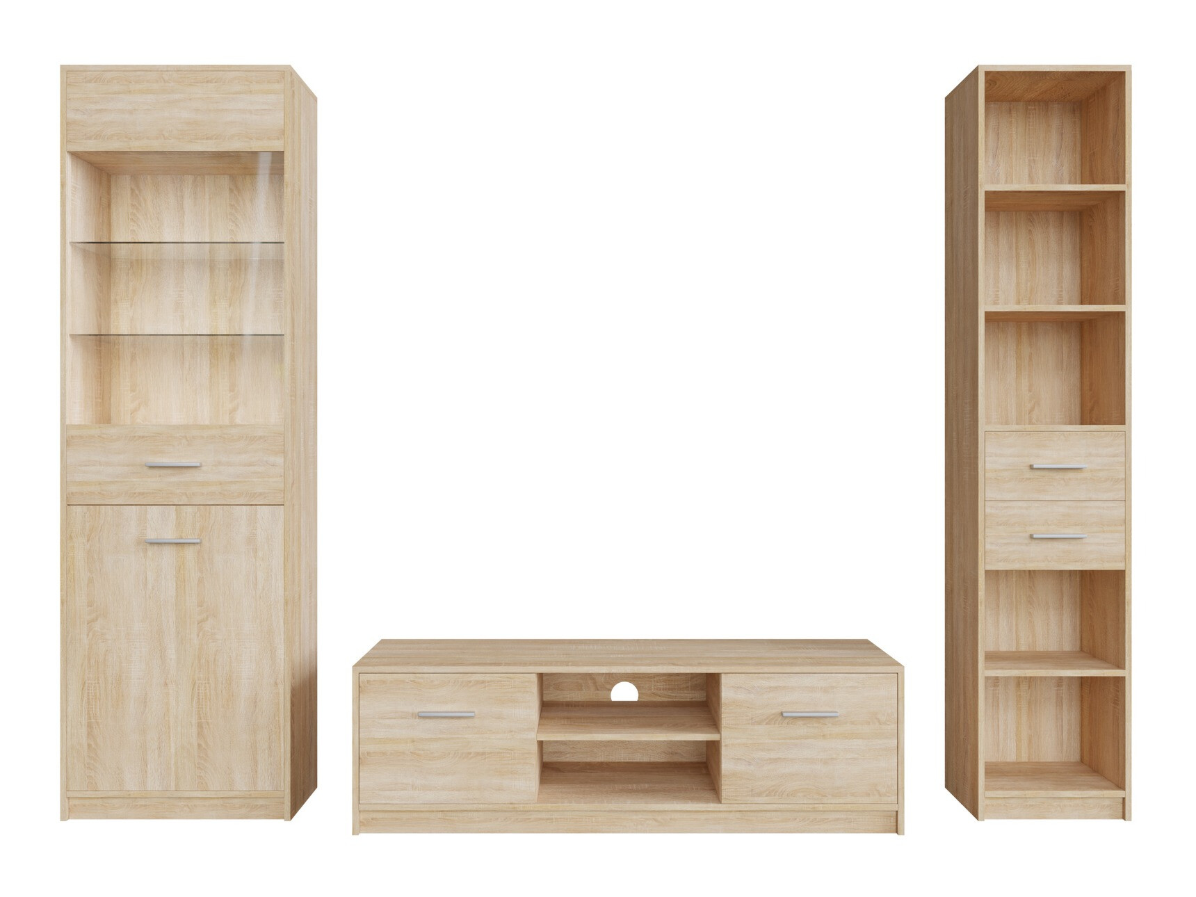 Nappali szett Novsore 163 (Sonoma tölgy)