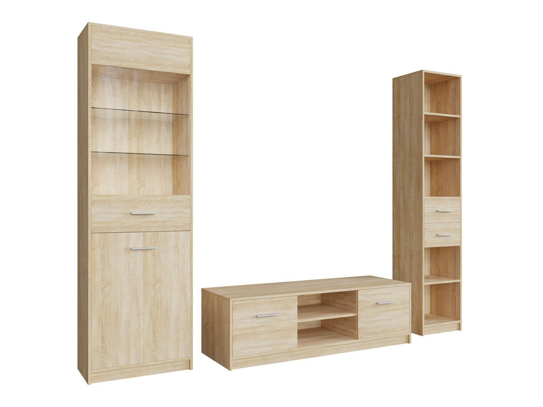 Nappali szett Novsore 163 (Sonoma tölgy)