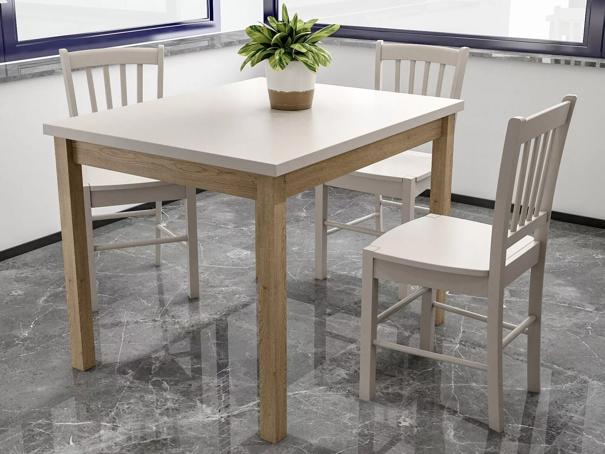 Asztal Detroit 348 (Kasmír + Tölgy)