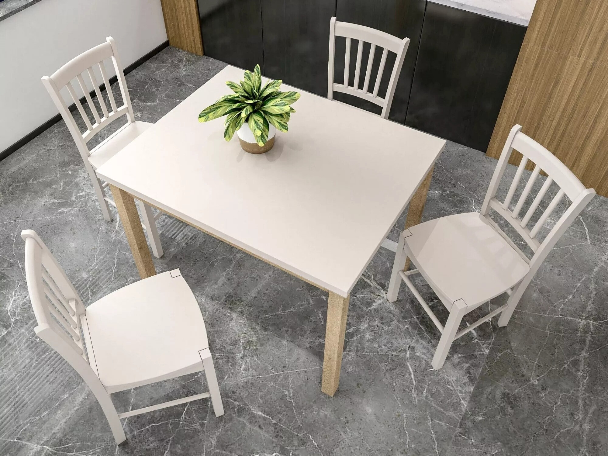 Asztal Detroit 348 (Kasmír + Tölgy)