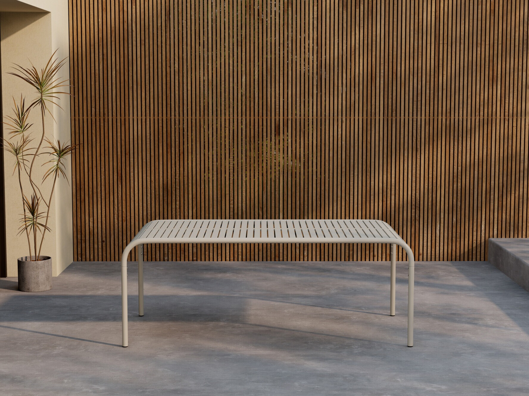 Kerti asztal Dallas 4771 (Bézs)