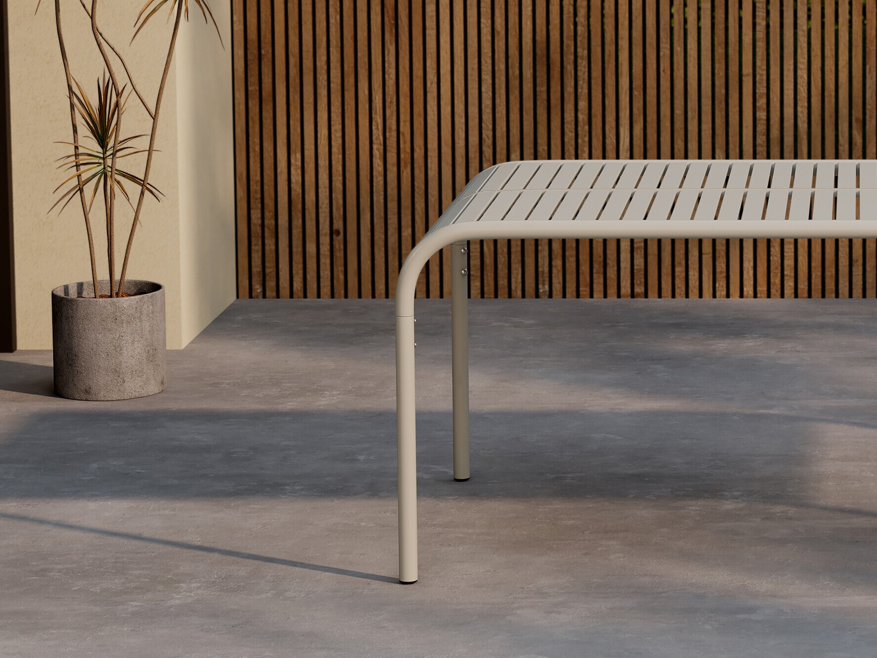 Kerti asztal Dallas 4771 (Bézs)