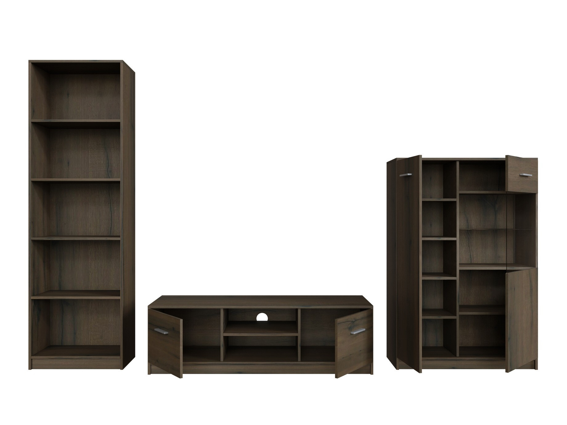 Nappali szett Novsore 164 (Sötét tölgy)