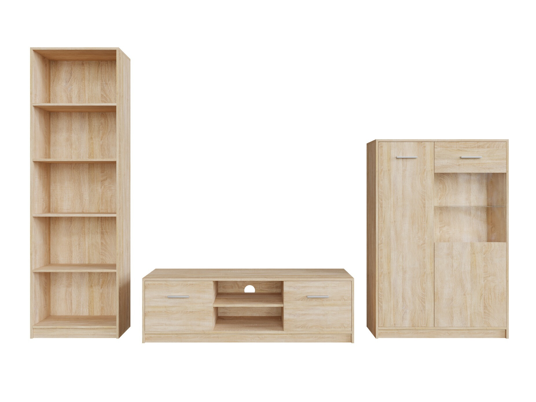 Nappali szett Novsore 164 (Sonoma tölgy)