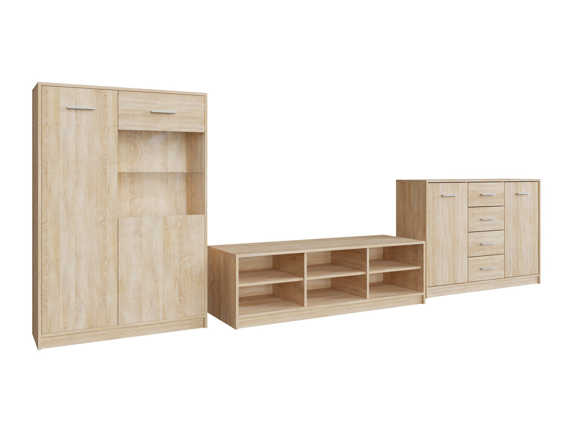 Nappali szett Novsore 165 (Sonoma tölgy)