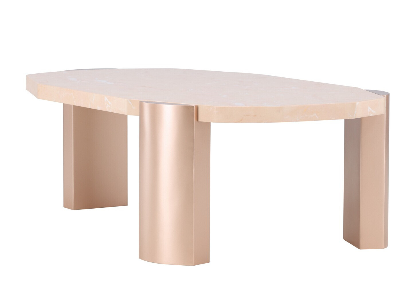 Dohányzóasztal Dallas 4792 (Bézs + Barna márvány)