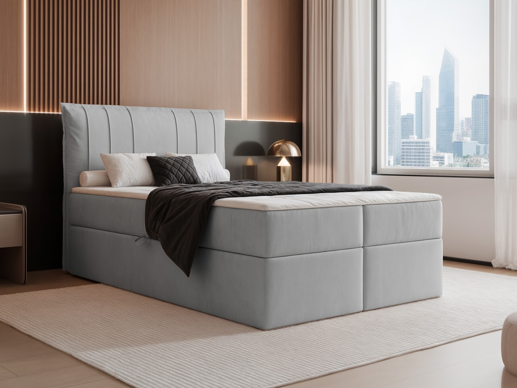 Kontinentális ágy Martinez 107 (Magic Velvet 2240)