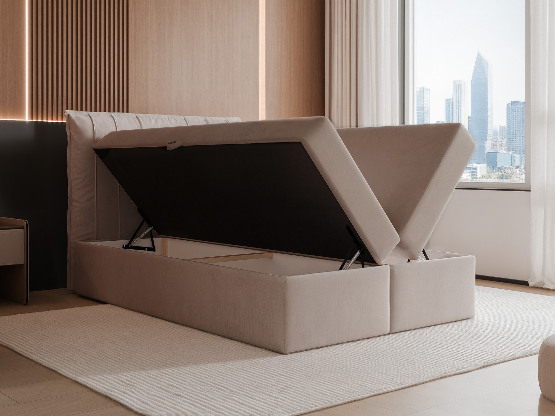 Kontinentális ágy Martinez 107 (Magic Velvet 2240)