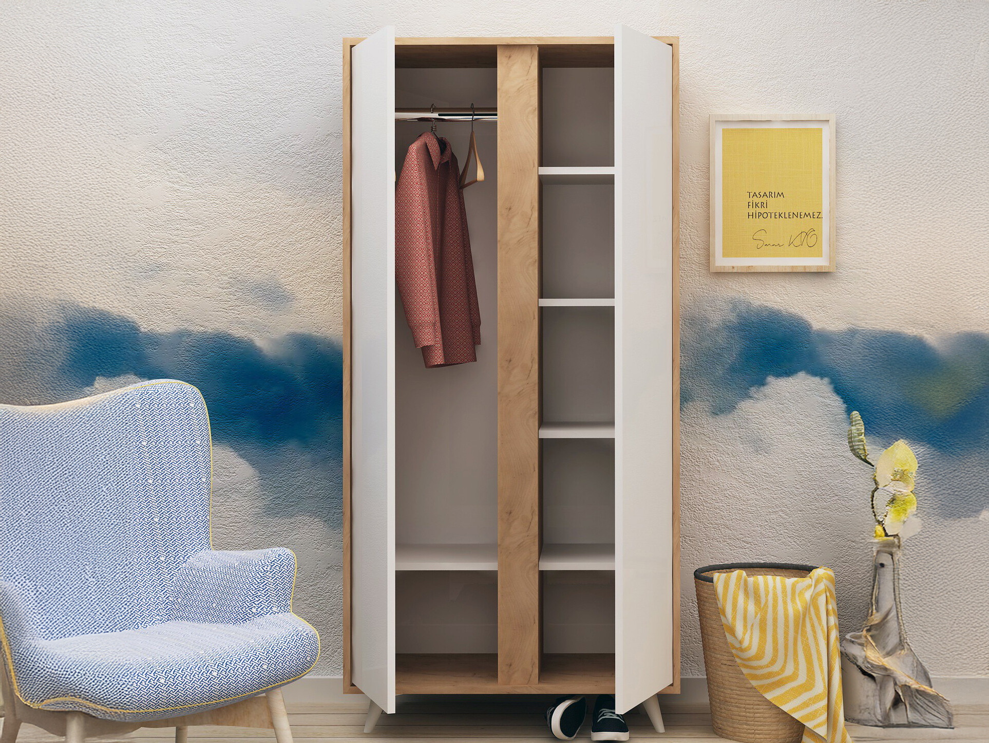 Gardróbszekrény Kailua 2450