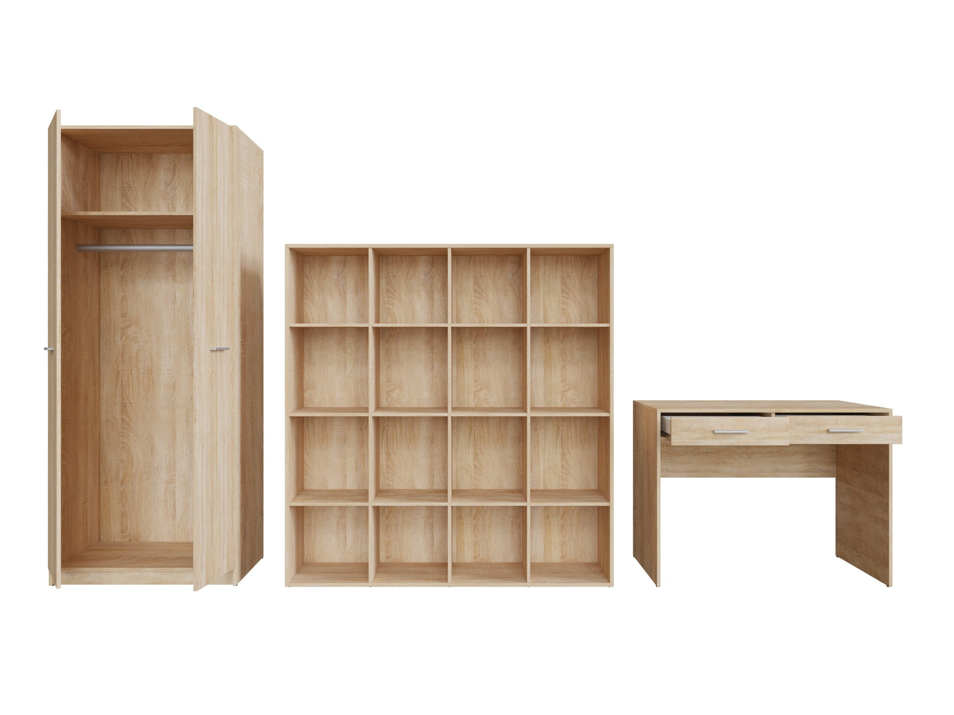 Otthoni iroda készlet Novsore 166 (Sonoma tölgy)