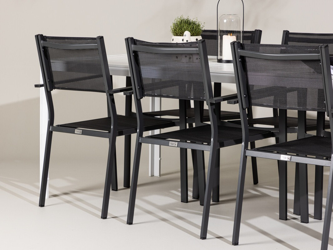 Asztal és szék garnitúra Dallas 4806 (Fehér)