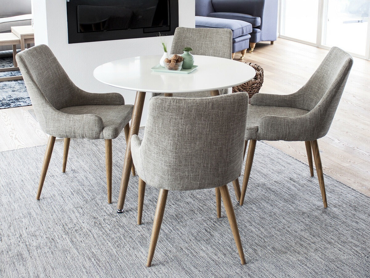 Étkezőgarnitúra Dallas 2447 (Szürke + Tölgy)